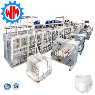 comprar 800 pcs/min Máquina de hacer pañales para bebés con control PLC con CE Global Export Fabricación en línea