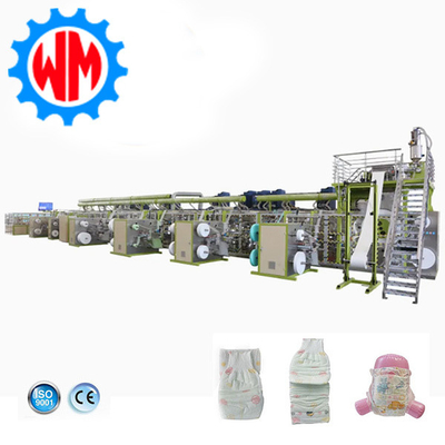 comprar Sistema de control de automatización de la línea de producción de pañales para bebés de servicio completo Alta eficiencia Fabricación en línea
