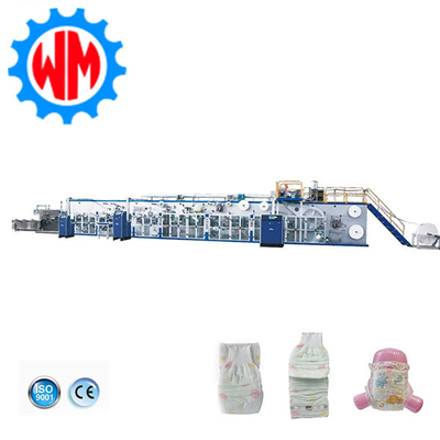 comprar Máquina de fabricación de pañales para bebés de alta velocidad Línea de producción de pañales a pequeña escala online manufacture