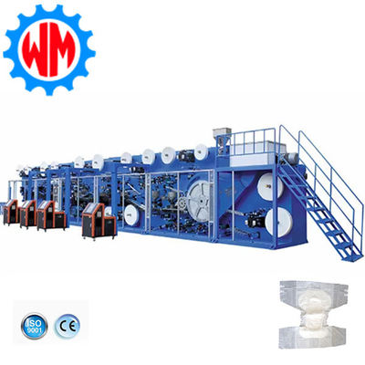 comprar Línea de producción de pañales para adultos de alta velocidad 250-400 piezas/min Sistema inteligente online manufacture