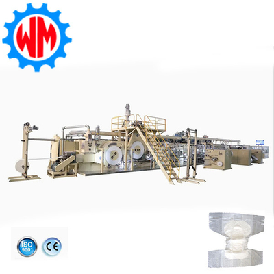 comprar Línea de producción de pañales para adultos con servo completo de alta velocidad Exportación a Europa online manufacture