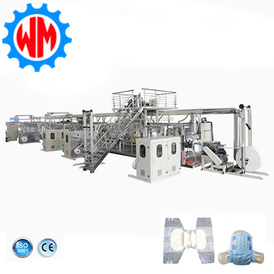 comprar Línea de producción de pañales para adultos de alta eficiencia con servo completo Exportación a América del Sur online manufacture