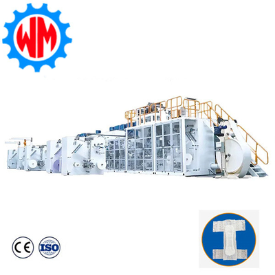 comprar Máquina para hacer pañales para adultos de baja energía con servo completo de alta eficiencia CE online manufacture