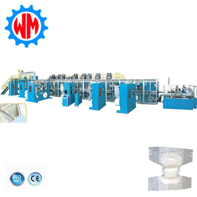 comprar Máquina de pañales para adultos totalmente automática Equipo de fabricación de pañales de 400KW online manufacture