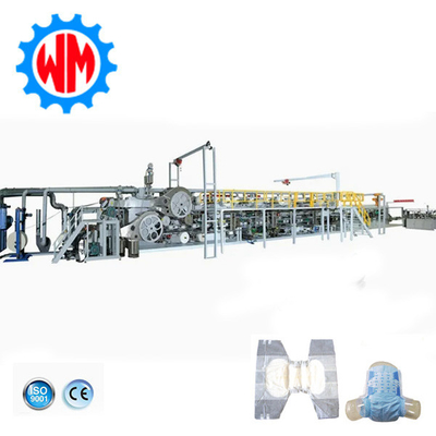 comprar Máquina de fabricación de pañales para adultos de alta calidad para producción en masa Control PLC Exportación a Europa online manufacture