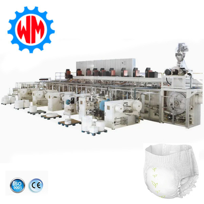 comprar 500-600pcs/min Calzoncillos para bebés máquina de hacer calzoncillos de entrenamiento para bebés línea de producción online manufacture