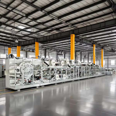 comprar Línea de producción de pañales para adultos de alta velocidad 250-400 piezas/min Sistema inteligente online manufacture