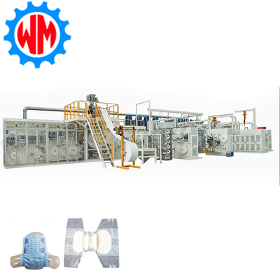 comprar Customizable High Speed 400pcs/min Adult Diaper Making Machine PLC Control with CE Fabricación en línea