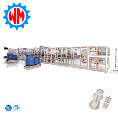 comprar 2025 Nueva máquina de fabricación de almohadillas sanitarias de alta eficiencia con ingenieros Instalación en el extranjero Fabricación en línea
