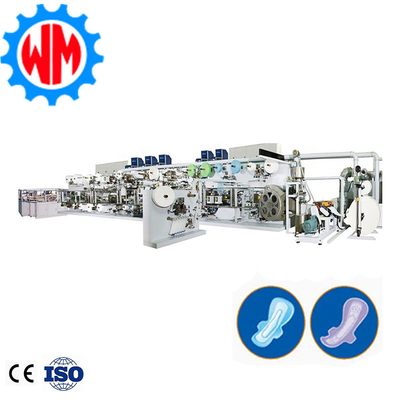 comprar High Speed Automatic Packaging Sanitary Pad Making Machine PLC Control  Fabricación en línea