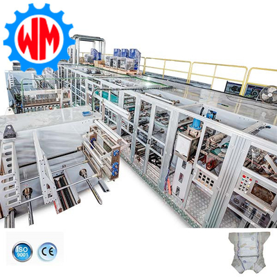 Línea de producción de pañales para bebés de alta eficiencia con servo completo Control PLC Exportación global