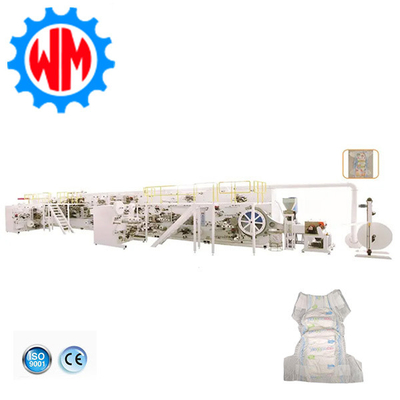 Máquina de pañales para bebés para la fabricación de pañales para venta