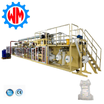 PLC Inteligentes pañales para bebés máquina de fabricación Sistema de alerta temprana Exportación a Oriente Medio