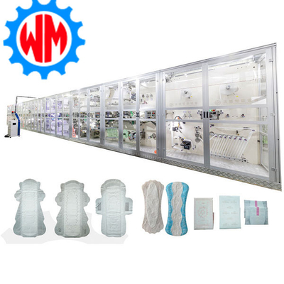 Máquina de fabricación de servilletas sanitarias de alta velocidad de fábrica profesional con CE Global Export