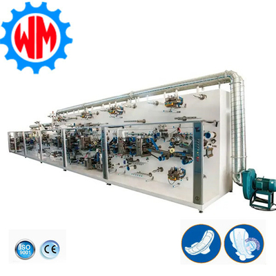 Máquina de fabricación de servilletas sanitarias de alta velocidad estable 1200PCS/minuto con CE