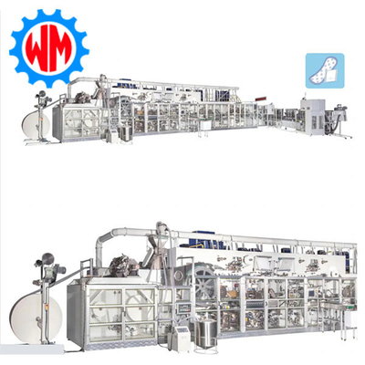 1500pcs/Min Máquina de fabricación de toallitas sanitarias Máquina de confección de almohadillas sanitarias personalizadas