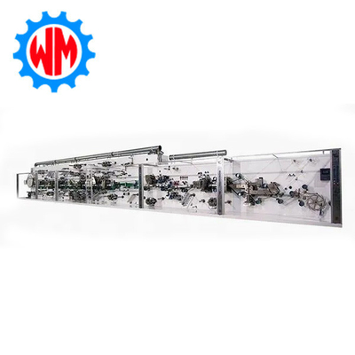 Máquina de fabricación de almohadillas sanitarias de alta eficiencia Línea de producción de servilletas sanitarias