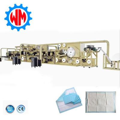 Línea de Producción de Underpad de Alta Eficiencia con Personalización Profesional Exportación al Sudeste Asiático