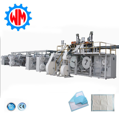 Equipo de fabricación de almohadillas inteligentes con bajo consumo de energía con sistema de embalaje