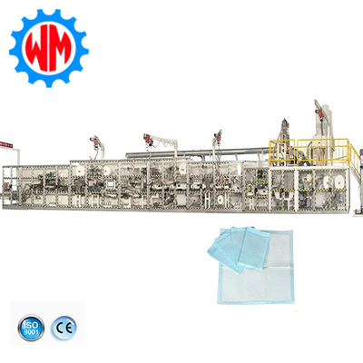 250 metros/min de línea de producción PLC bajo la máquina de control de la almohadilla