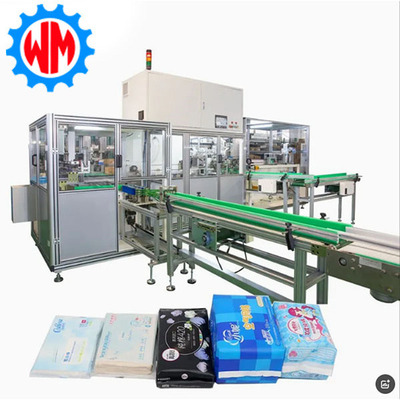 Máquina de embalaje de pañales/pads sanitarios de alta velocidad